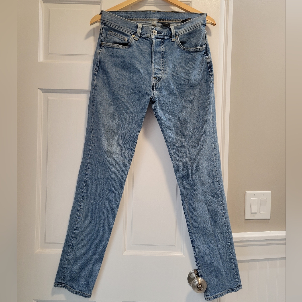 Button Fly Jeans Slim - &Denim